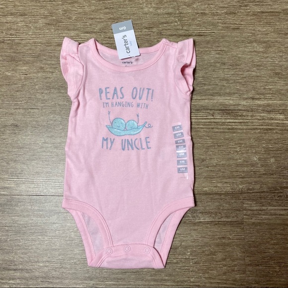 Carter's Other - Carter’s Peas Out I’m With My Uncle Bodysuit